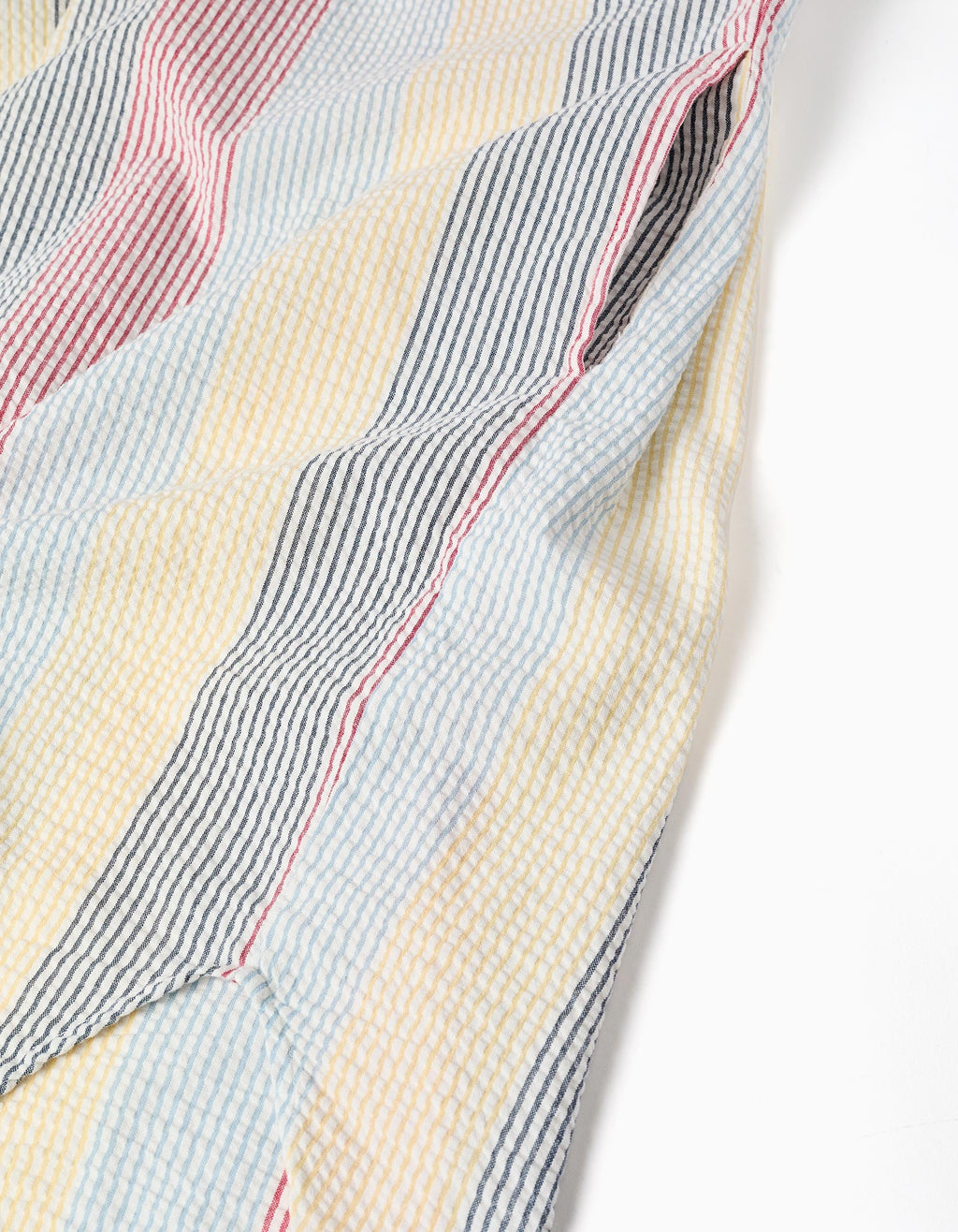 Striped cotton dress You&Me for women, red/blue/yellow